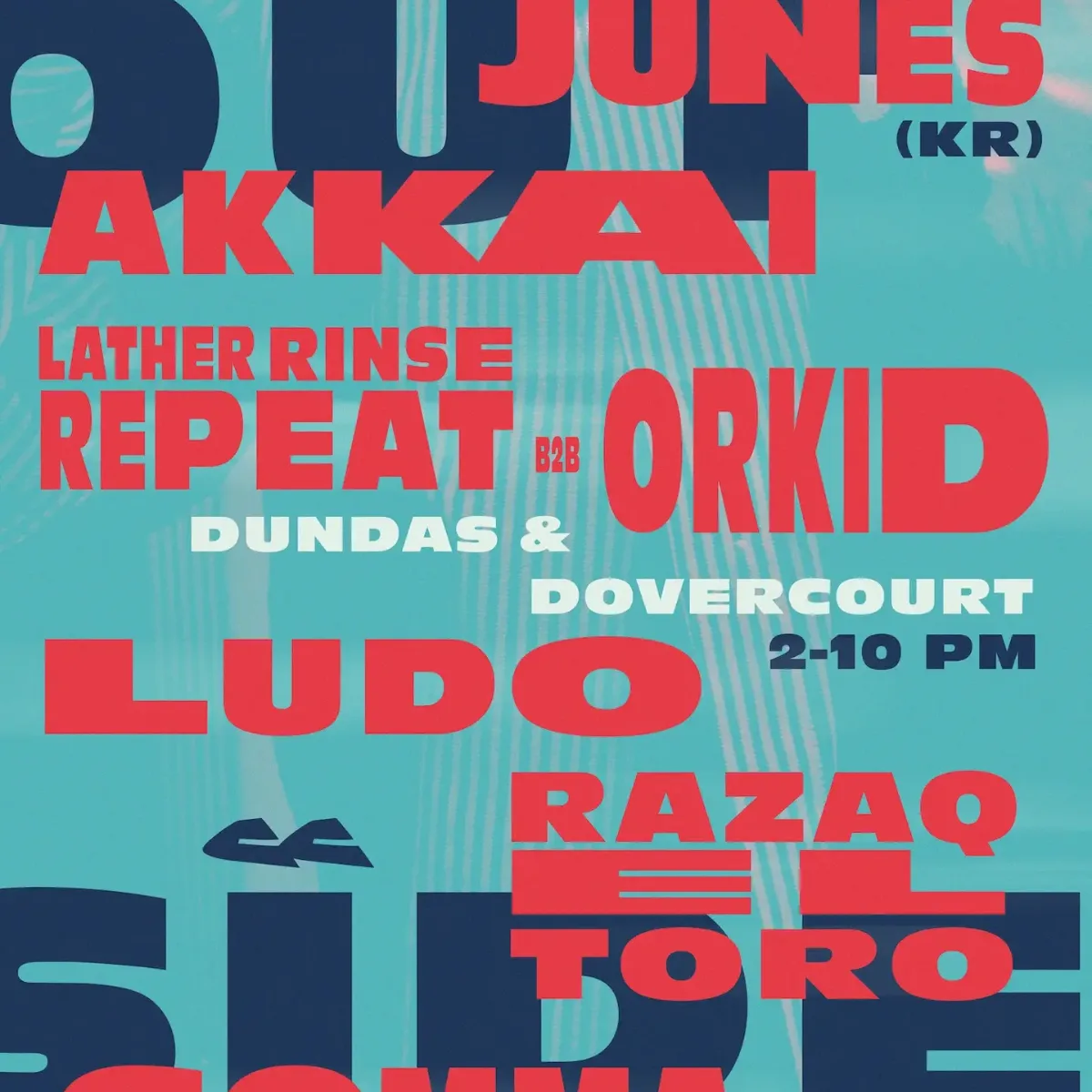 CC: OUTSIDE feat. Razaq El Toro, Ludo, Lather Rinse Repeat b2b orkid, Junes (KR) flyer