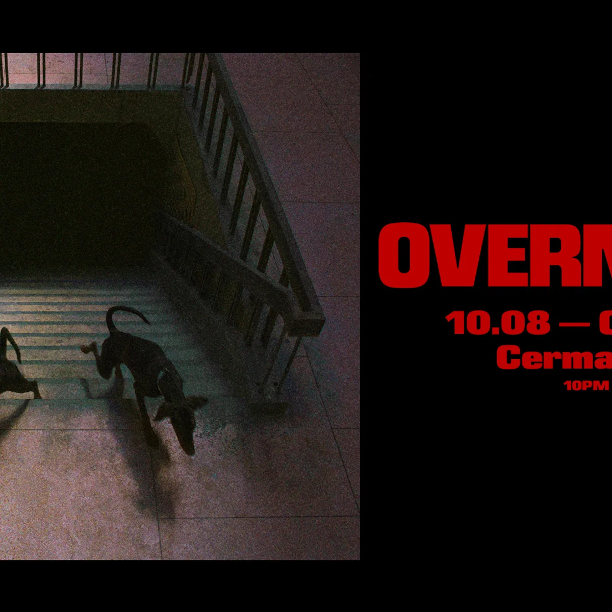 Overmono at Cermak Hall flyer