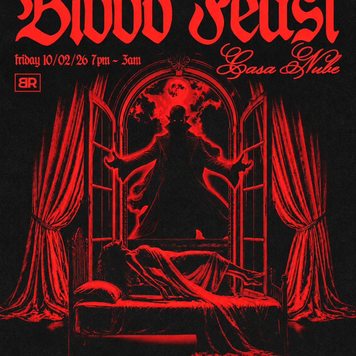 BLOOD FEAST flyer