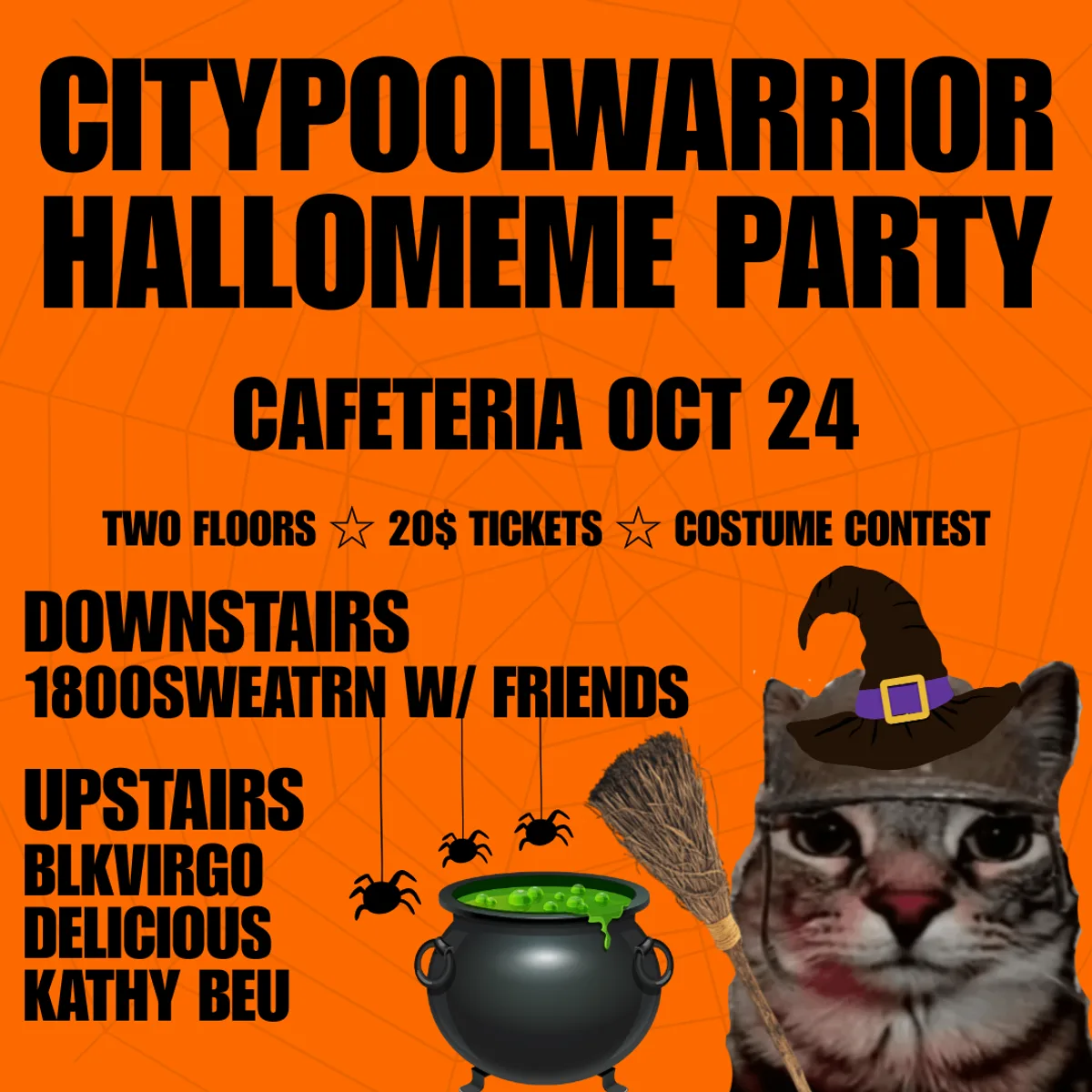 HALLOMEME BY CITYPOOLWARRIOR flyer