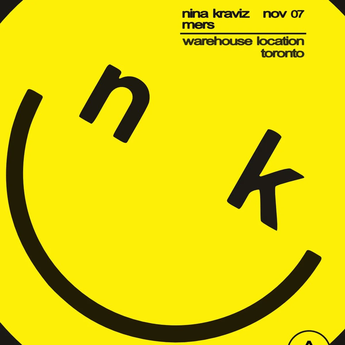Apollo presents Nina Kraviz flyer