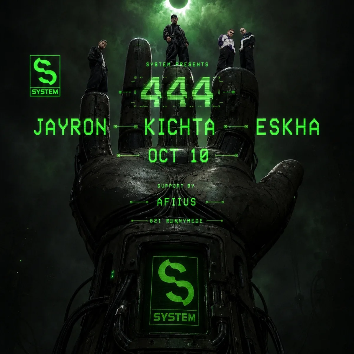 444: Jayron Kichta Eskha flyer