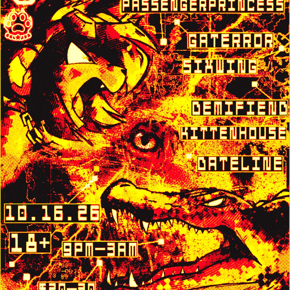 Ravefurrest Miami flyer