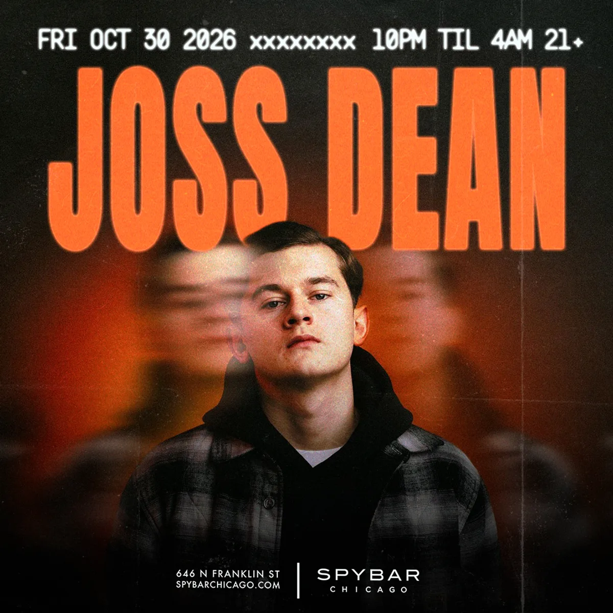 Joss Dean flyer