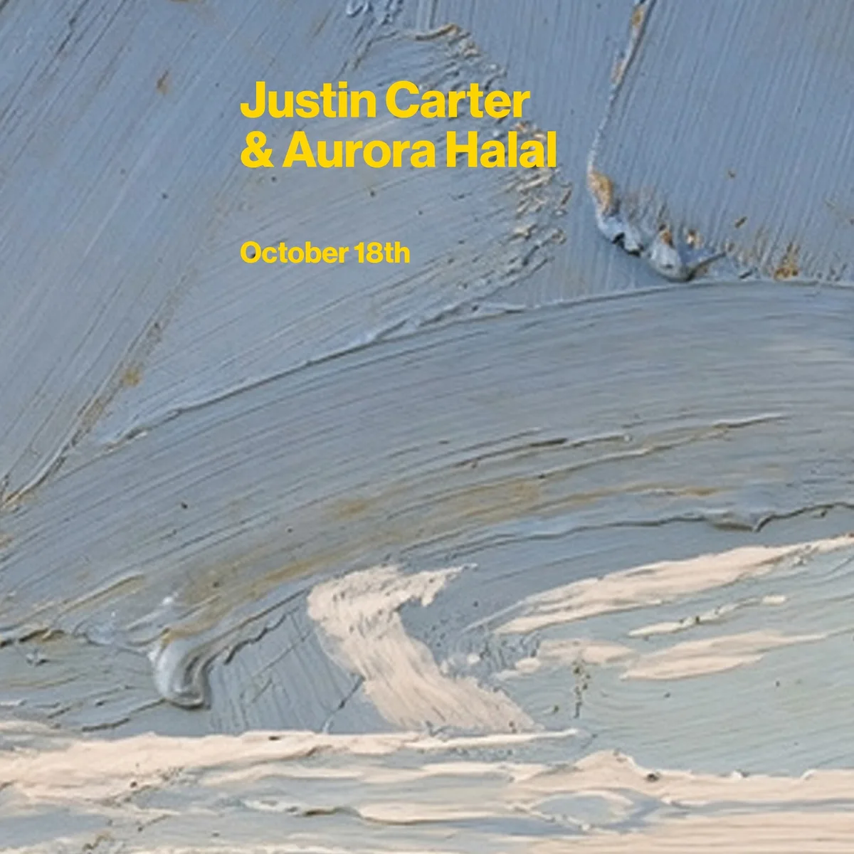 Mister Sunday: Aurora Halal and Justin Carter flyer