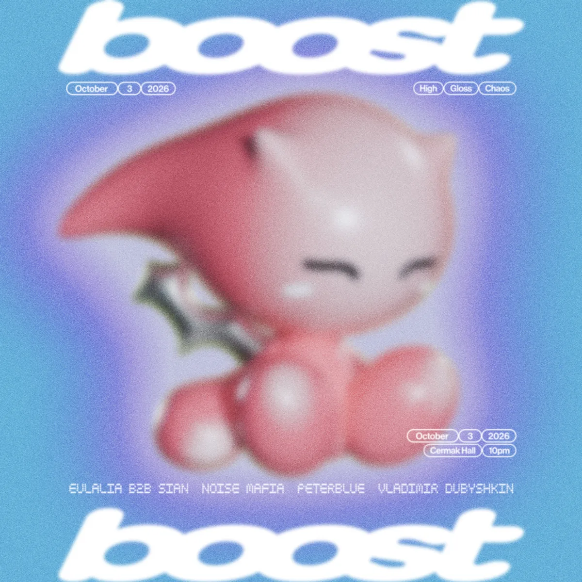 boost+++ 005 at Cermak Hall flyer