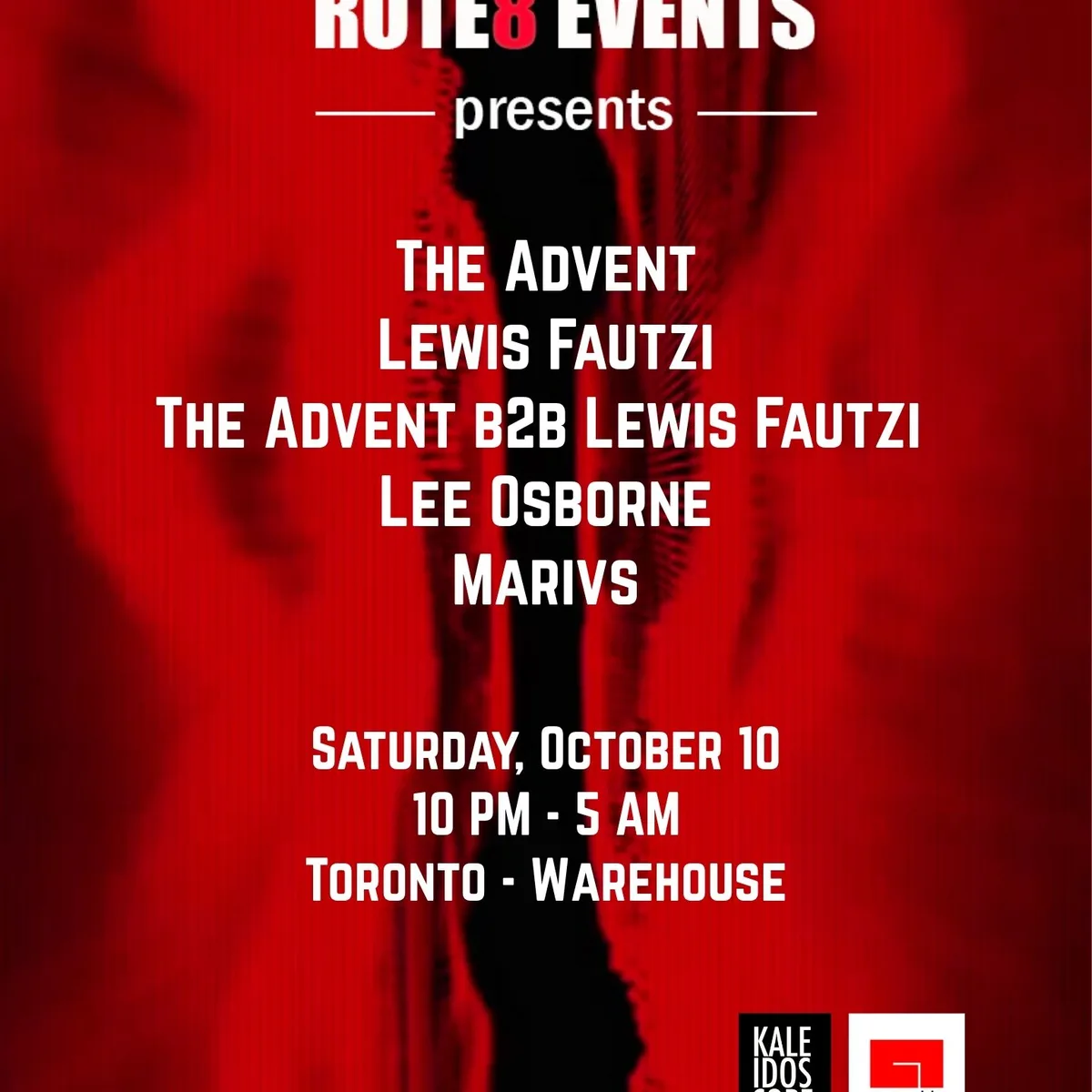 ROTE8: The Advent (UK) & Lewis Fautzi (PRT) flyer