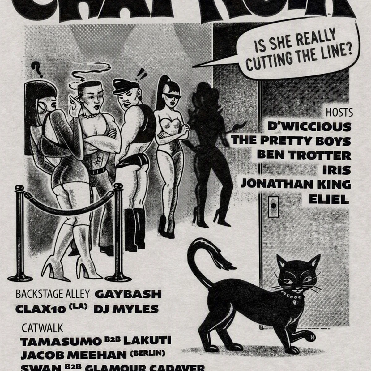 CHAT NOIR flyer