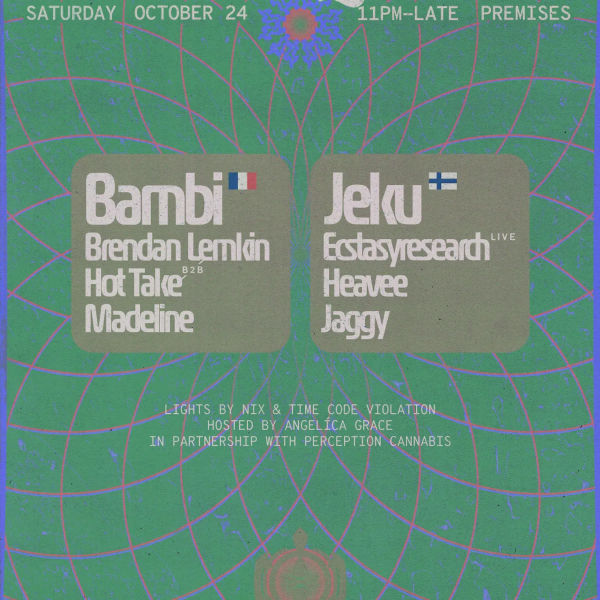 Psyde Quest with Bambi and Jeku flyer