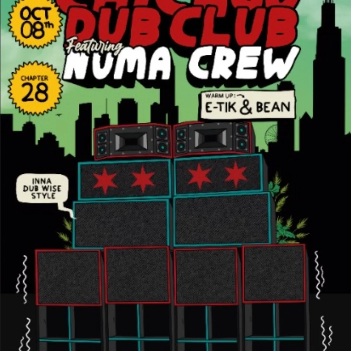 Dub Club Chicago 28 flyer